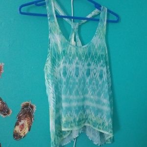 Sheer tank top